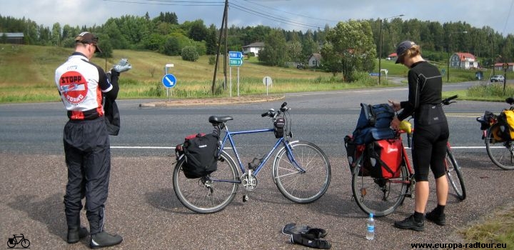 Finnland mit dem Rad: Radtour von Pargas über Kaarina nach Karjalohja.