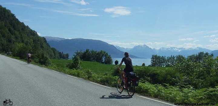 Norwegen mit dem Fahrrad: Radtour Osoyro - Utne