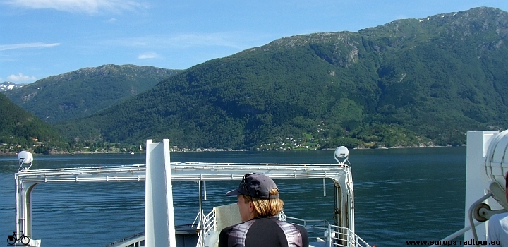 Norwegen mit dem Fahrrad: Radtour Osoyro - Utne