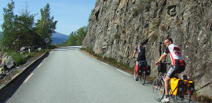 Norwegen mit dem Fahrrad: Radtour Osoyro - Utne