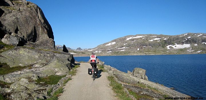 Norwegen mit dem Fahrrad: Radtour Voss - Mjøfjell - Upsete - Myrdal - (Rallarvegen)- Finse