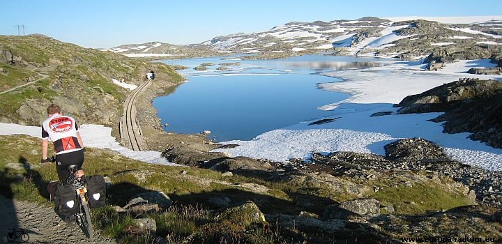 Norwegen mit dem Fahrrad: Radtour Voss - Mjøfjell - Upsete - Myrdal - (Rallarvegen)- Finse