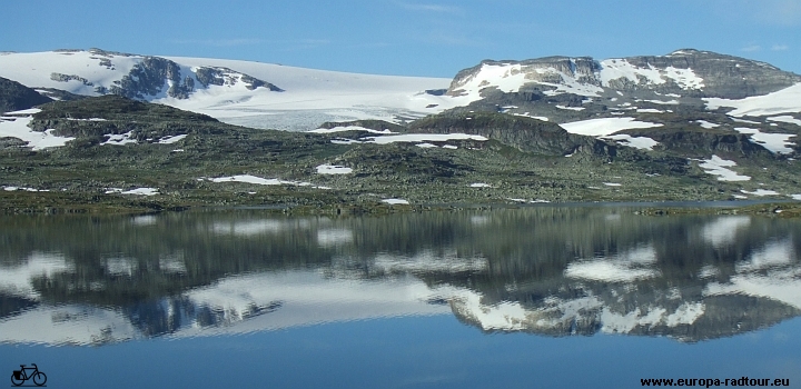 Mit dem Fahrrad durch Norwegen: Radtour Finse - Haugastol - Geilo - Skurdalen