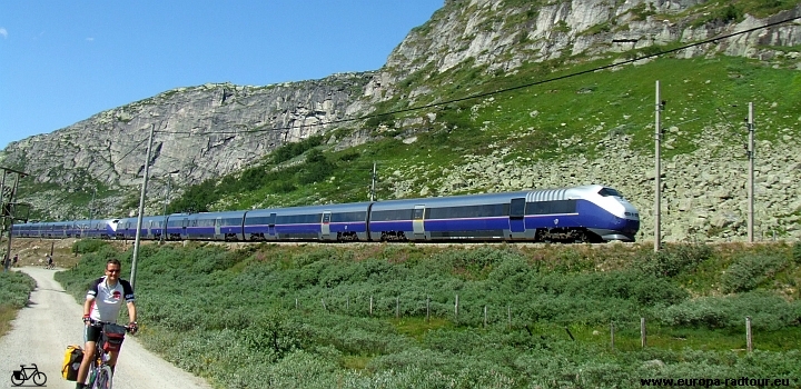 Mit dem Fahrrad durch Norwegen: Radtour Finse - Haugastol - Geilo - Skurdalen