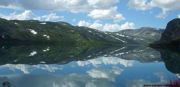 Mit dem Fahrrad durch Norwegen: Radtour Finse - Haugastol - Geilo - Skurdalen