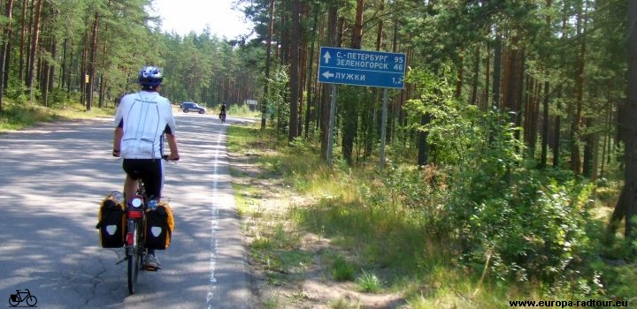 Radtour Helsinki - Vyborg - St. Petersburg - Riga - Danzig