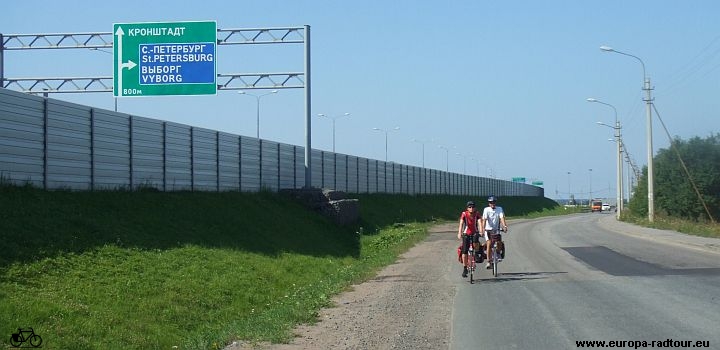 Radtour Helsinki - Vyborg - St. Petersburg - Riga - Danzig