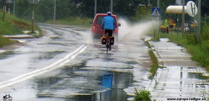 Mit dem Fahrrad durch Polen: Radtour von Gdansk (Danzig) nach Nowe.