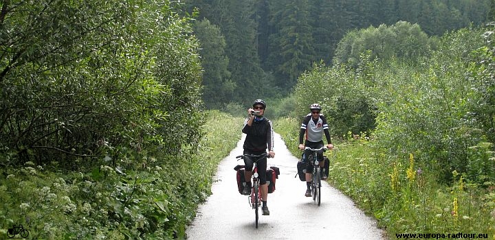 Radtour Danzig - Malatina - Liptovsky Tmovec - Cluj