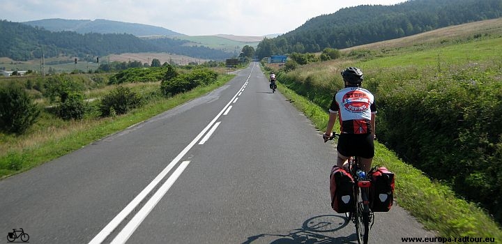 Radtour Krompachy - Kosice