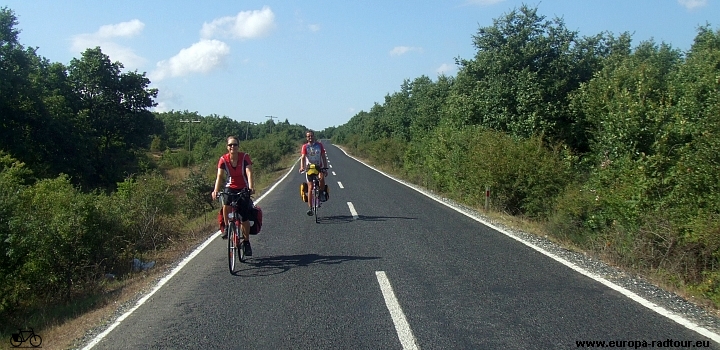 www.europa-radtour.eu: Etappe 190 Çerkezköy - Çatalca - Büyükçekmece - Istanbul