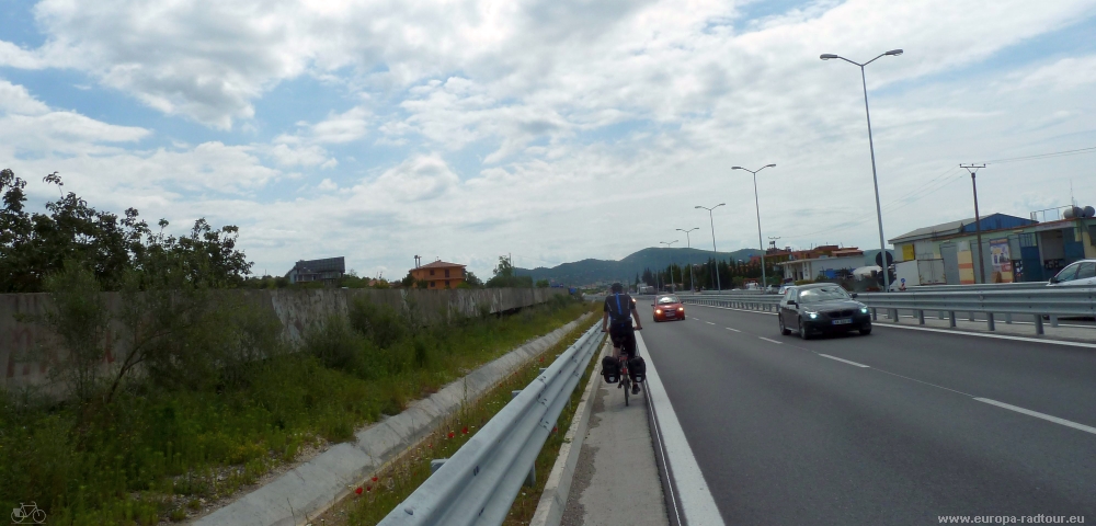 Radtour Albanien: Golem - Vlora