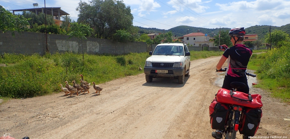 Radtour Albanien: Golem - Vlora