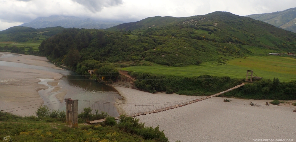 Radtour Albanien: Vlora - Tepelene